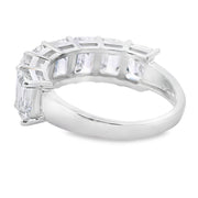 Bids.com Lab Grown Diamond Fashion band rings 14KT White Gold Rings