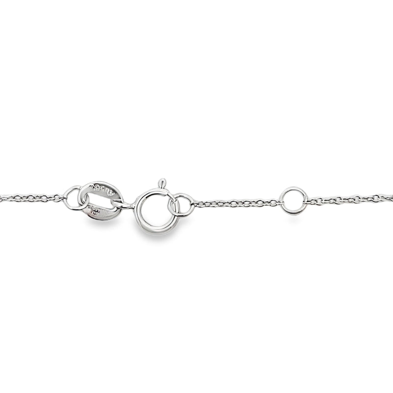 Bids.com .25ct Ruby Diamond Bracelet 14KT White Gold Bracelets
