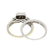 Bids.com 1.00ct Diamond Engagement Ring Set 10KT White Gold Rings