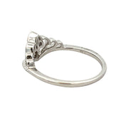Bids.com .17ct Diamond Ring Sterling Silver Rings