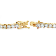 Bids.com 5.50ct Diamond Tennis Bracelet 18KT Yellow Gold Bracelets