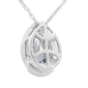 Bids.com Mystic Fire Topaz Fashion Pendants 10KT White Gold Pendants