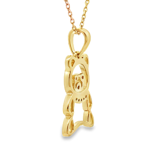 Bids.com .03ct Diamond Animal Pendant 10KT Yellow Gold Pendants