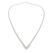 Bids.com 7.00ct Diamond Tennis Necklace 14KT Yellow Gold Pendants