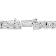 Bids.com Lab Grown Diamond Tennis Bracelet Sterling Silver Bracelets
