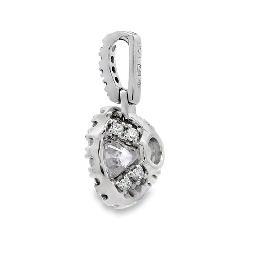 Bids.com Lab Grown Diamond Fashion Pendants 10KT White Gold Pendants