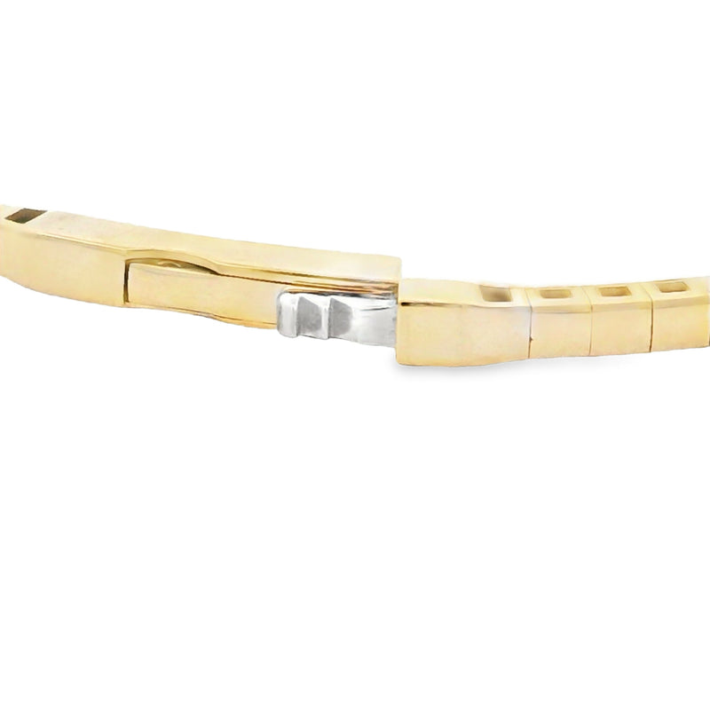 Bids.com 1.00ct Diamond Bangle Bracelet 14KT Yellow Gold Bracelets