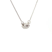 Bids.com .14ct Ruby Diamond Fashion Pendants 14KT White Gold Pendants