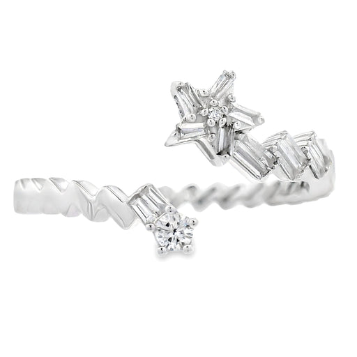 Bids.com .17ct Diamond Ring 14KT White Gold Rings