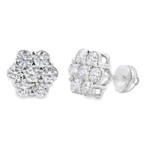 Bids.com 1.87ct Lab Grown Diamond Earrings Sterling Silver Earrings