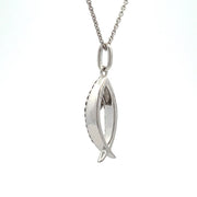 Bids.com .17ct Cross Religious Pendant Sterling Silver 10KT Gold Pendants