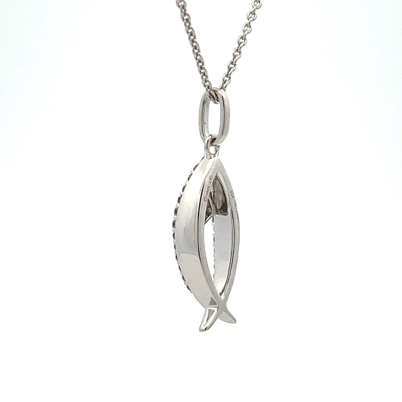 Bids.com .17ct Cross Religious Pendant Sterling Silver 10KT Gold Pendants