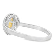Bids.com .30ct Opal Diamond Ring 10KT White Gold Rings