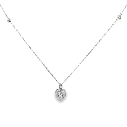Bids.com .31ct Diamond Fashion Pendants 14KT White Gold Pendants