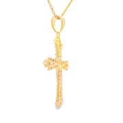 Bids.com Topaz Cross Religious Pendant Sterling Silver Pendants