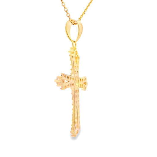 Bids.com Topaz Cross Religious Pendant Sterling Silver Pendants