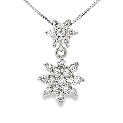 Bids.com Lab Grown Diamond Fashion Pendants 10KT White Gold Pendants