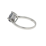 Bids.com 1.25ct Mystic Fire Topaz Diamond Ring 10KT White Gold Rings