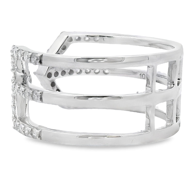 Bids.com .50ct Diamond Ring 10KT White Gold Rings
