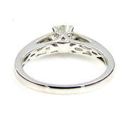Bids.com .50ct Diamond Eng Only 14KT White Gold Rings