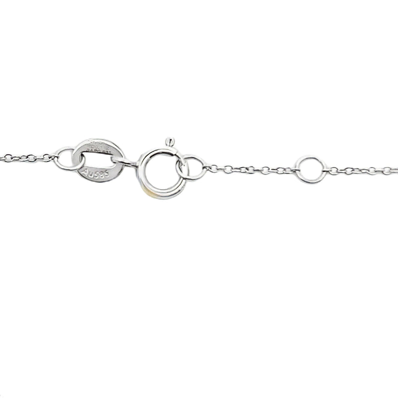 Bids.com .67ct Sapphire Diamond Bracelet 14KT White Gold Bracelets