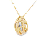 Bids.com Mystic Fire Topaz Fashion Pendants 10KT Yellow Gold Pendants