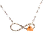 Bids.com Diamond Heart Love Pendant Sterling Silver 14KT Gold Pendants