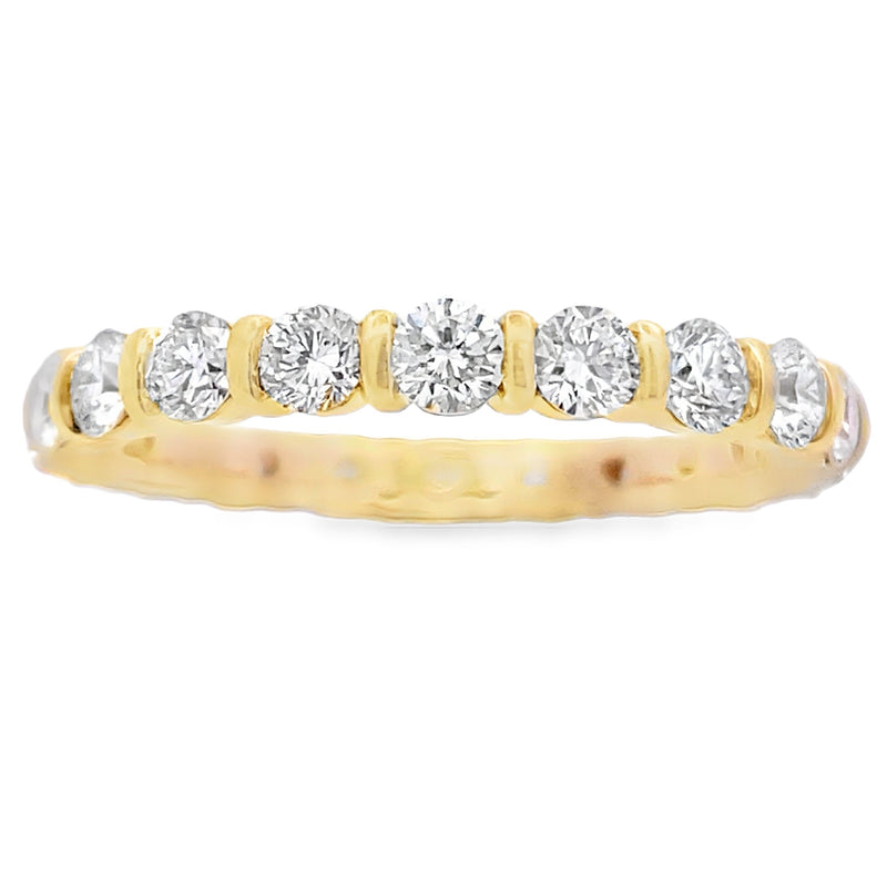 Bids.com Lab Grown Diamond Wedding Band Ring 14KT Yellow Gold Rings