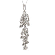 Bids.com 1.50ct Diamond Fashion Pendants 14KT White Gold Pendants