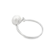 Bids.com FW Pearl Ring Sterling Silver Rings