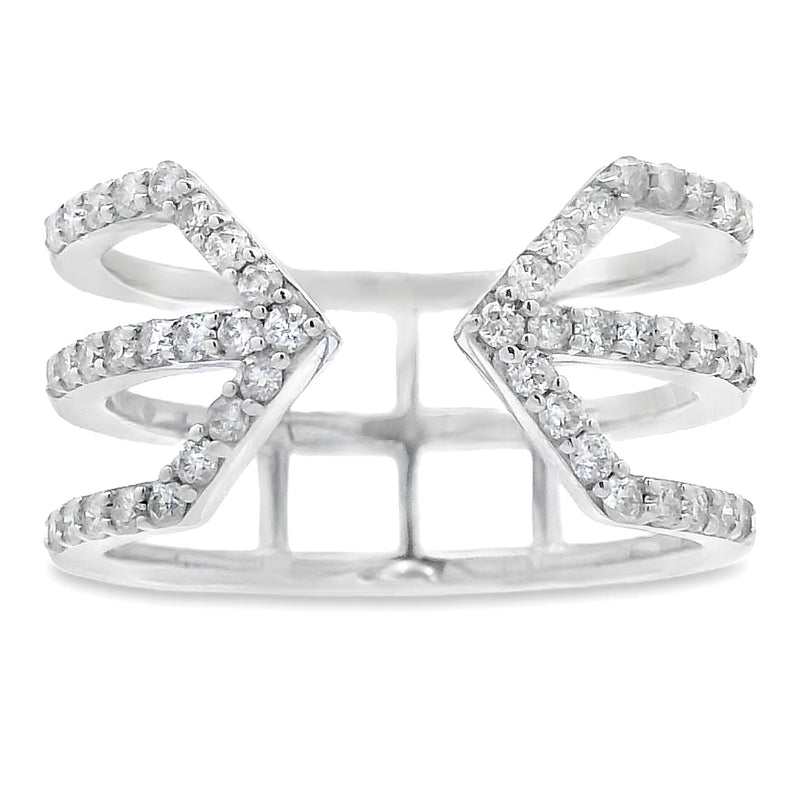 Bids.com .50ct Diamond Ring 10KT White Gold Rings