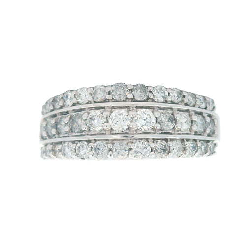 Bids.com 1.00ct Diamond Wedding Band Ring 10KT White Gold Rings