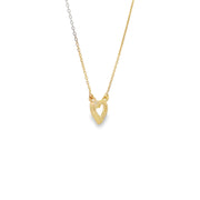 Bids.com .03ct Diamond Heart Love Pendant 14KT Yellow Gold Pendants