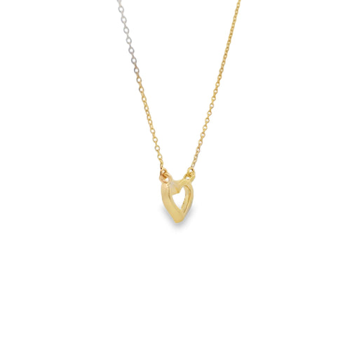 Bids.com .03ct Diamond Heart Love Pendant 14KT Yellow Gold Pendants