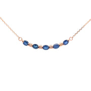 Bids.com .73ct Sapphire Diamond Fashion Pendants 10KT Rose Gold Pendants