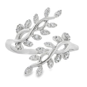 Bids.com .10ct Diamond Ring Sterling Silver Rings