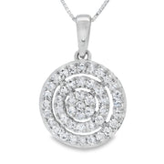 Bids.com Lab Grown Diamond Fashion Pendants 14KT White Gold Pendants