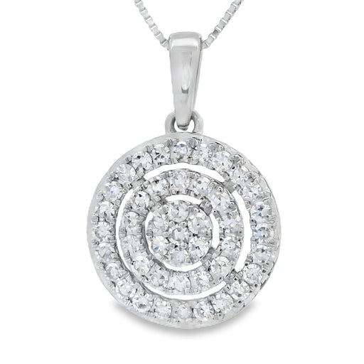 Bids.com Lab Grown Diamond Fashion Pendants 14KT White Gold Pendants