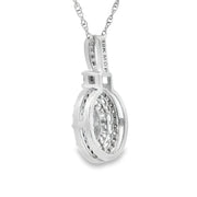 Bids.com .25ct Diamond Fashion Pendants 10KT White Gold Pendants