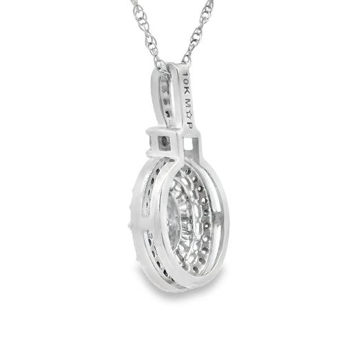 Bids.com .25ct Diamond Fashion Pendants 10KT White Gold Pendants