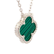 Bids.com Malachite Fashion Pendants Sterling Silver Pendants