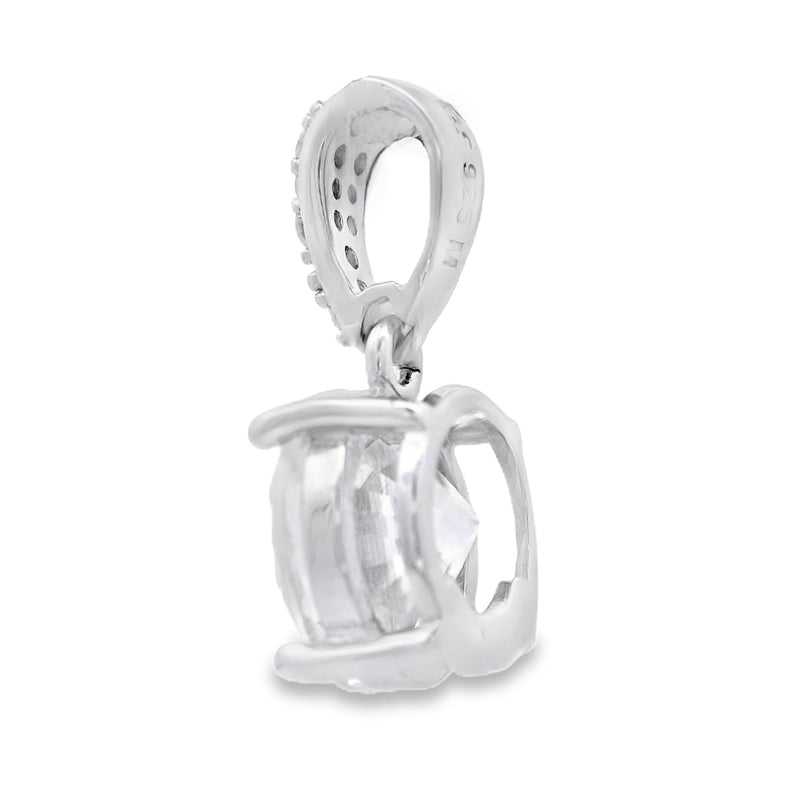 Bids.com 2.00ct Moissanite Pendant Sterling Silver Pendants