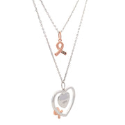 Bids.com .02ct Diamond Heart Love Pendant Sterling Silver Pendants