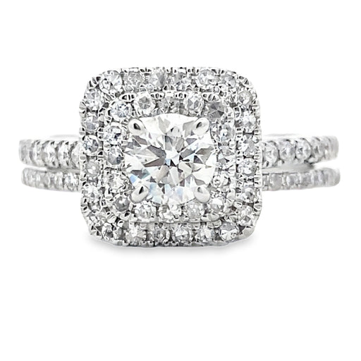 Bids.com Lab Grown Diamond Fashion band rings 14KT White Gold Rings