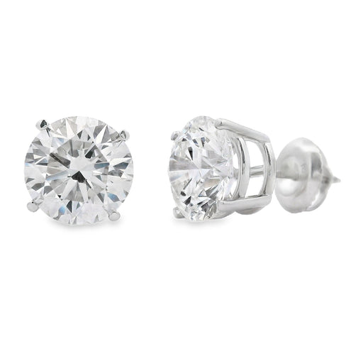 Bids.com 4.40ct Lab Grown Diamond Stud Earrings 14KT White Gold Earrings White Smoke Default Title