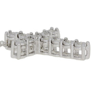Bids.com .25ct Diamond Cross Religious Pendant Sterling Silver Pendants