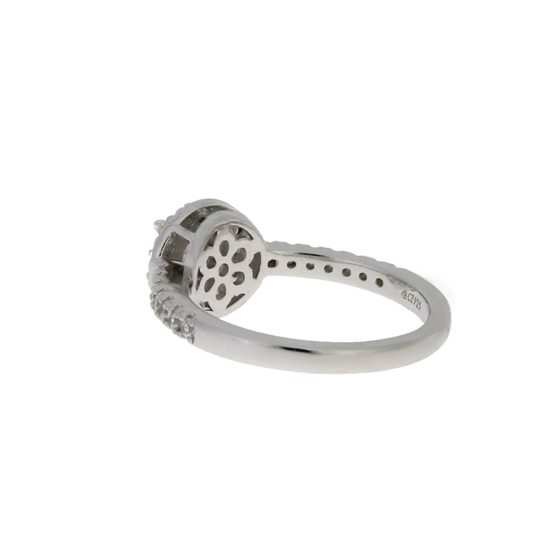 Bids.com Cubic Zirconium Ring Sterling Silver Rings