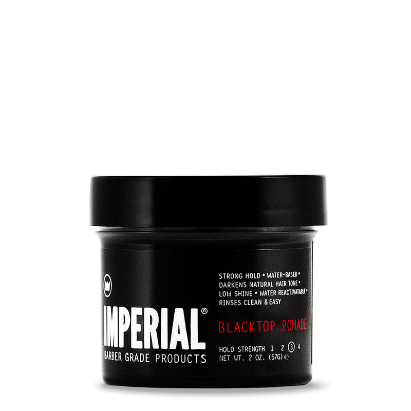 Imperial Barber Products Blacktop Pomade - 2oz Travel Size Travel Black