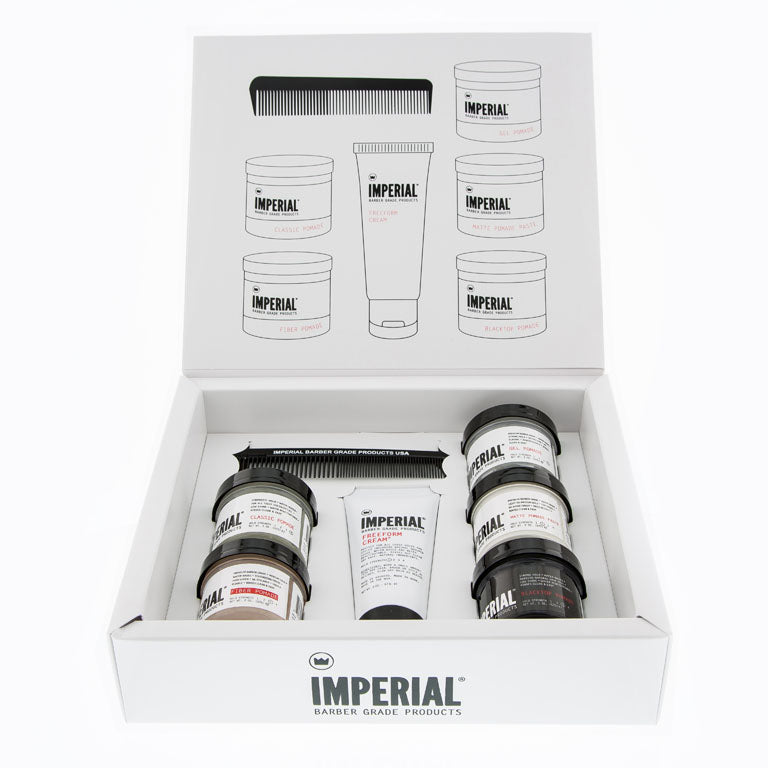 Imperial Barber Products Travel Assortment Kits & Bundles Light Gray