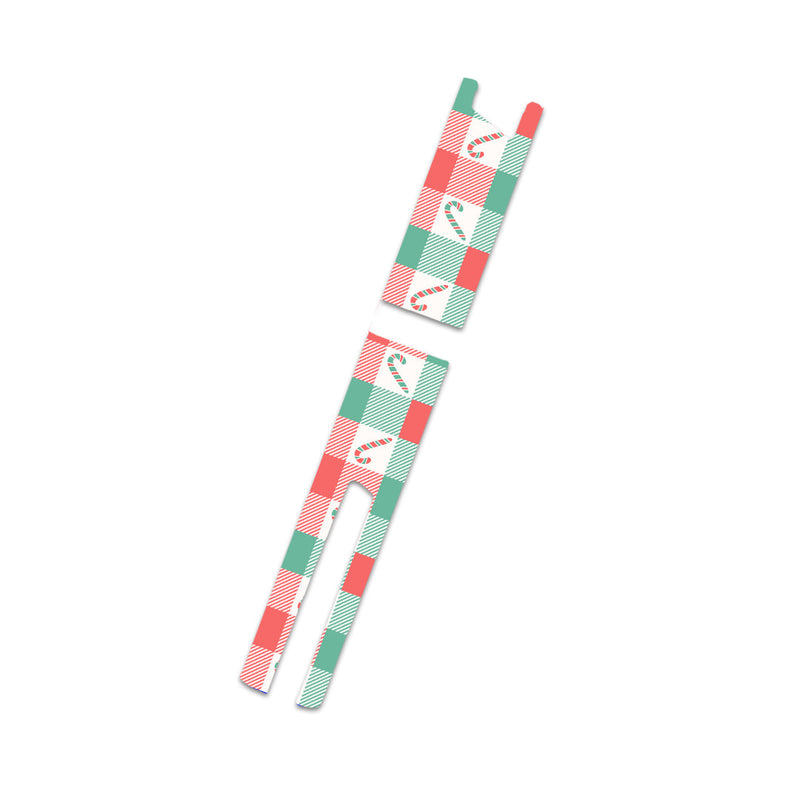 Peelz Peppermint Plaid InPen - Smart Insulin Pen Sticker - Pump Peelz Peelz/Stickers